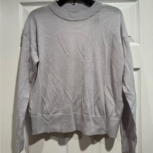 Halogen Soft Gray Knit Top